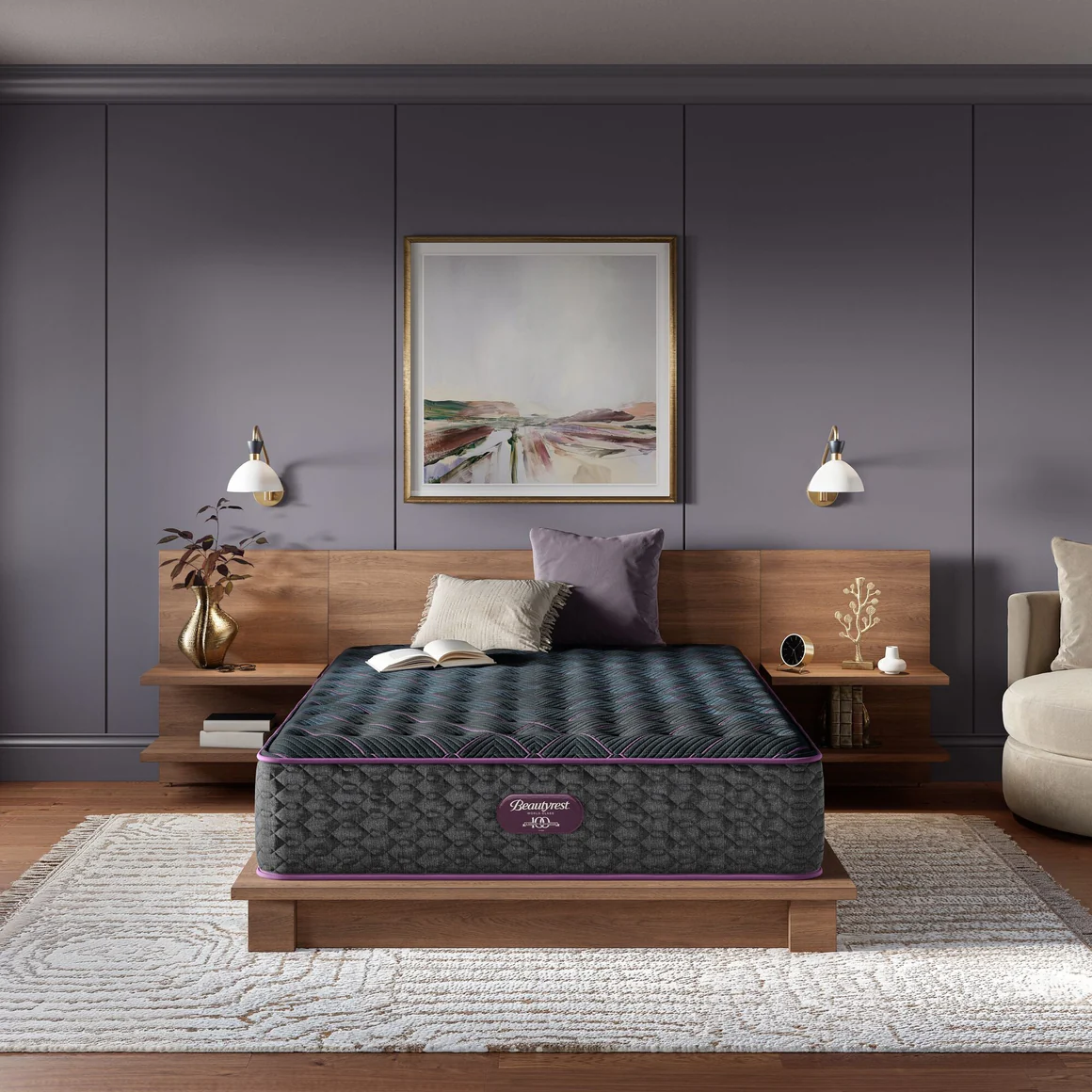 Three Medium Firm 14.5” Mattress